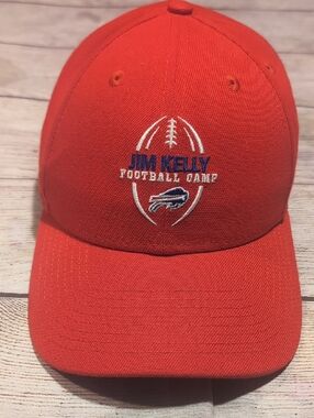 New Era 9 Forty Jim Kelly Red Football Camp Hat